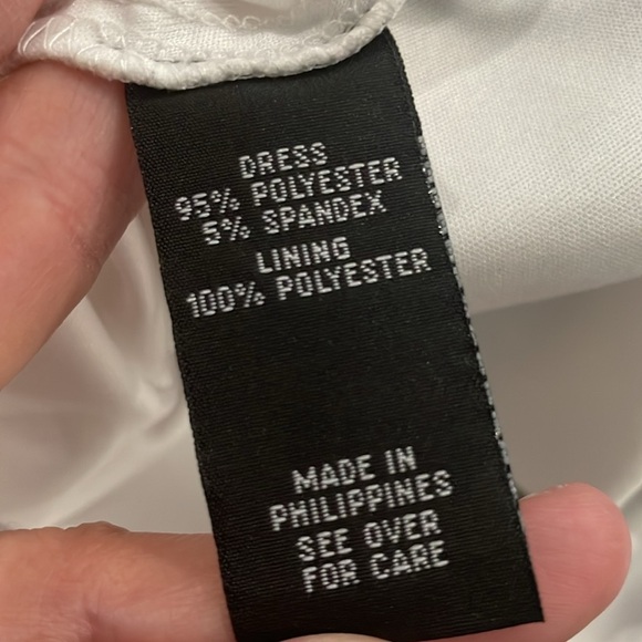 Amy Byer Black and White Fit and Flare Dress size 12 - Picture 6 of 6